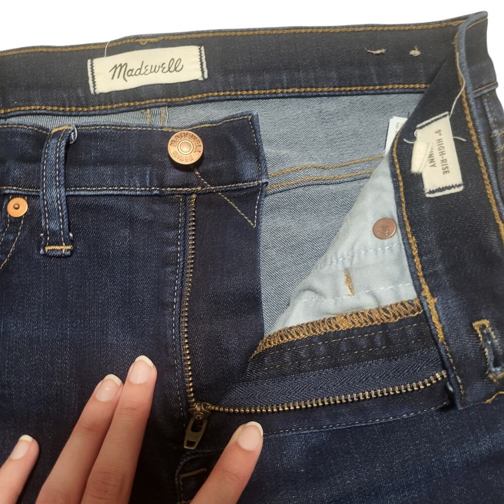 Madewell 9" high rise skinny jeans, size 27 - Picture 4 of 7